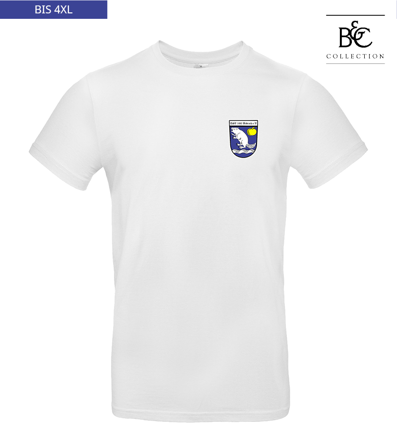 B&C Herren T-Shirt White "Anton"