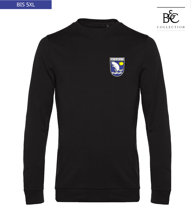 B&C Herren Sweatshirt Black Pure "Anton"